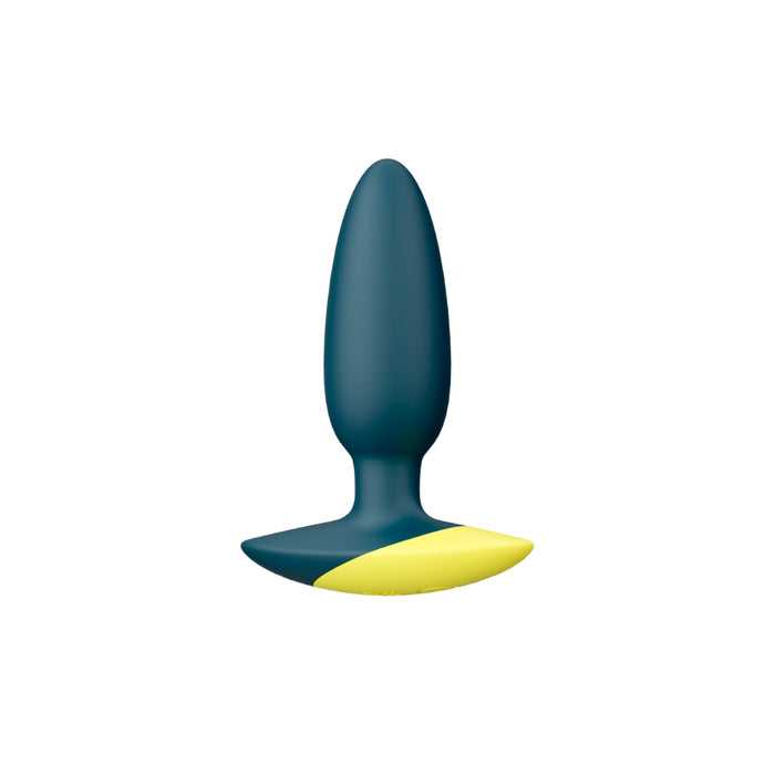 Vibrator anal, Romp Bass, silicon, galben