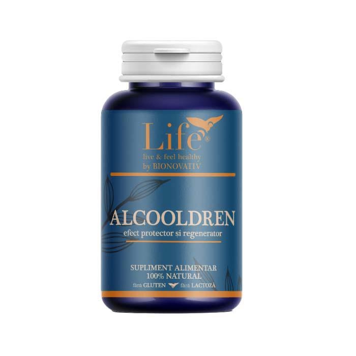 Supliment alimentar Bionovativ Alcoholdren, 120 capsule