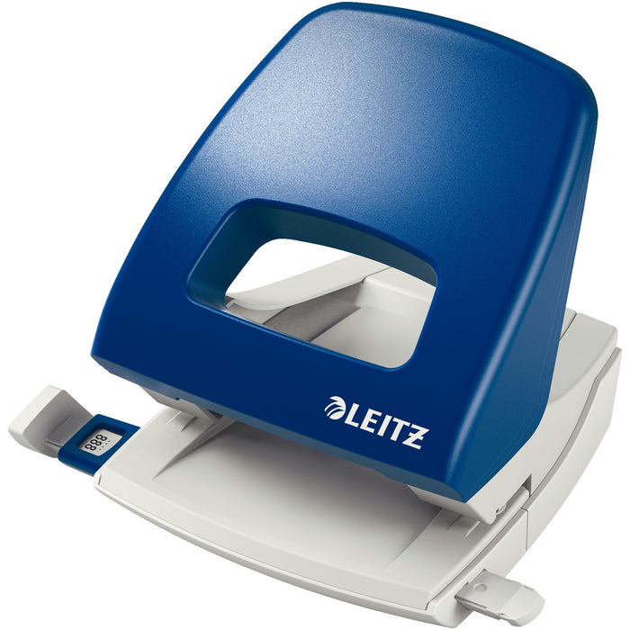 Perforator Leitz 5005 NeXXt Series, din plastic, albastru, capacitate 25 coli