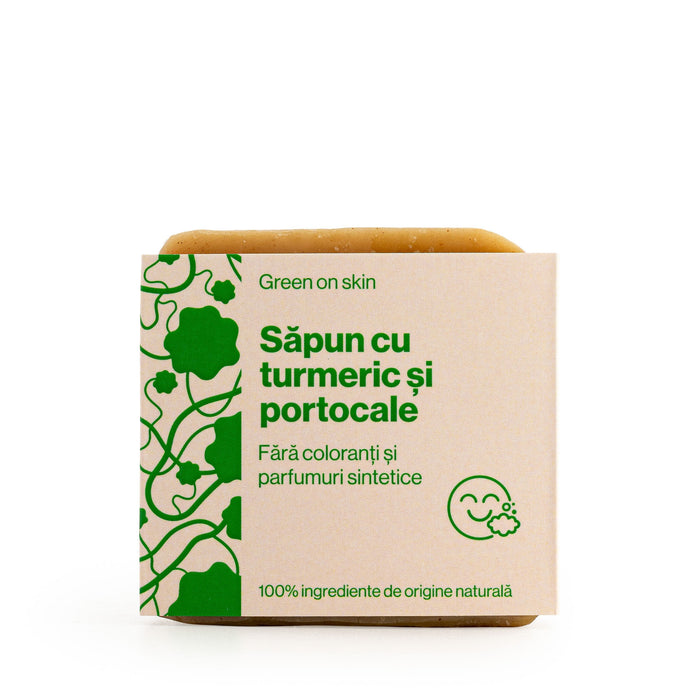 Săpun solid Trioverde cu turmeric și portocale, 110 g