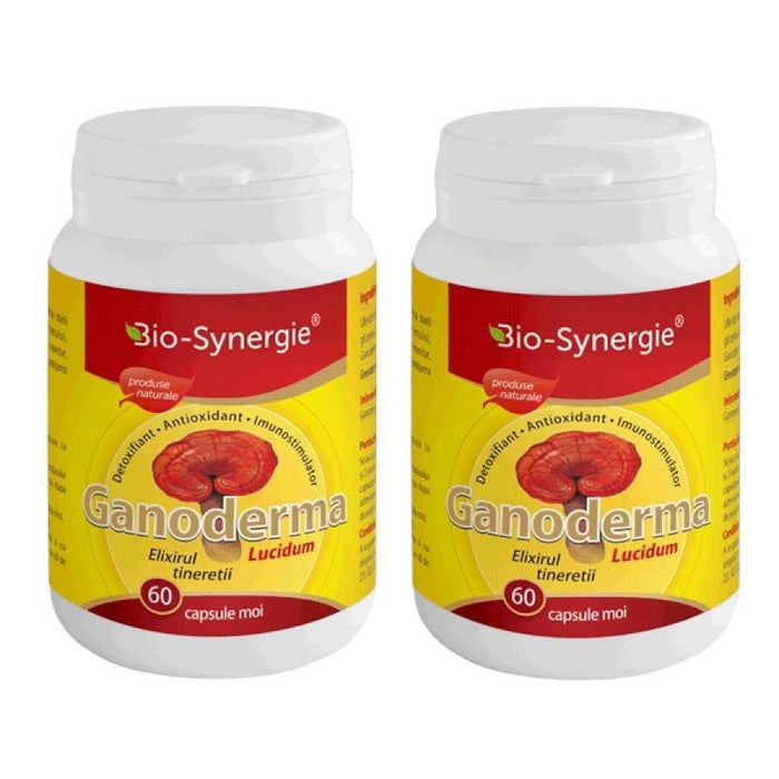 Supliment alimentar Bio-Synergie Ganoderma, 400 mg, 2 x 60 capsule
