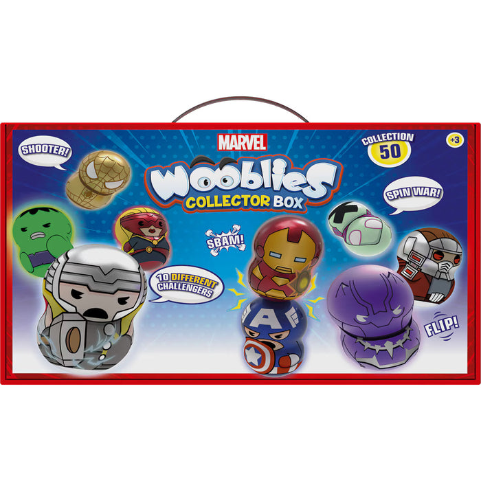 Set de figurine Wooblies Marvel Magnetic Power, 4 figurine