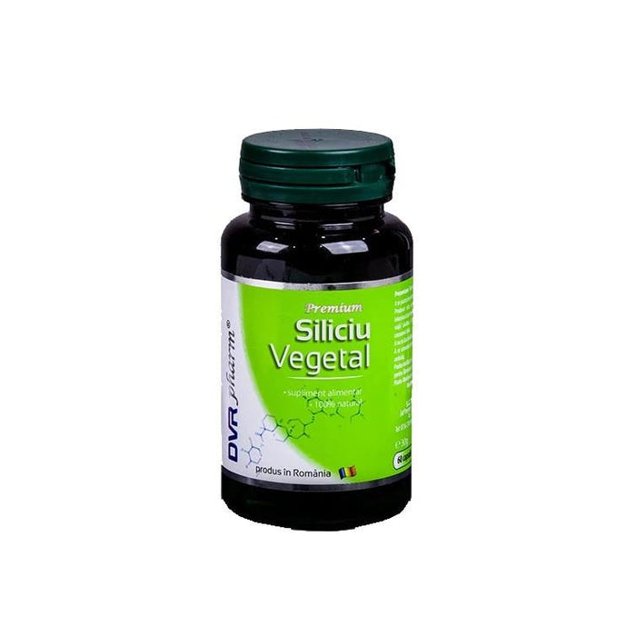 Supliment alimentar DVR Pharma Siliciu Vegetal, 60 capsule