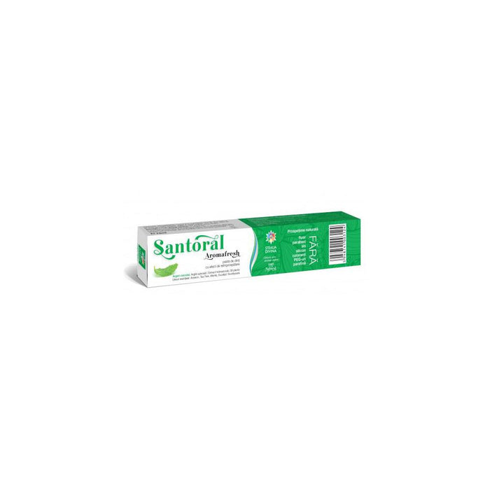 Pastă de dinți Santo Raphael Santoral Aromafresh, cu argilă și aromă de salvie, 75 ml