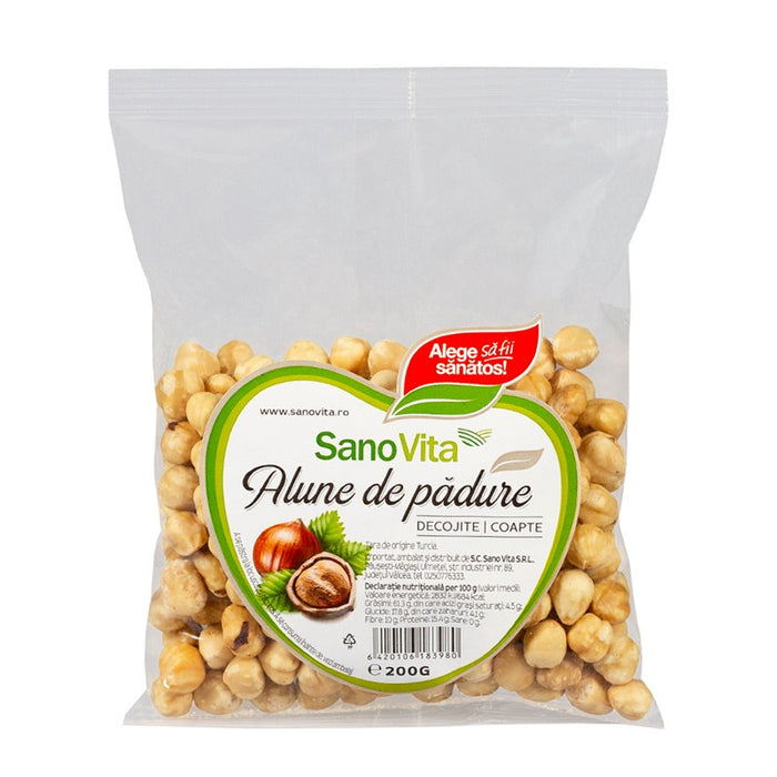 Alune de pădure Sano Vita, decojite și coapte, 200 g
