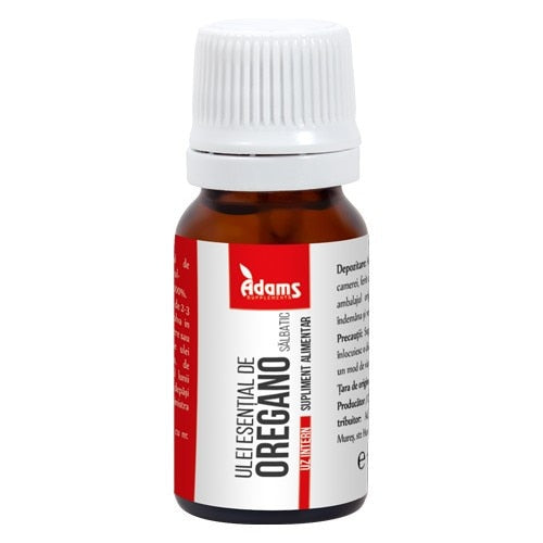 Ulei esențial Adams Vision de oregano, pentru uz intern, 10 ml