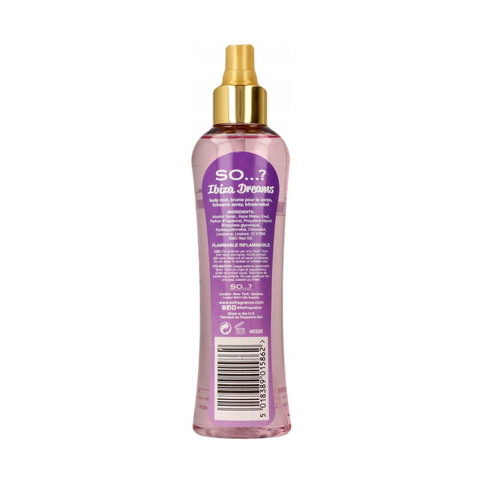 Spray de corp Ibiza Dreams, 200 ml, note fructate-florale