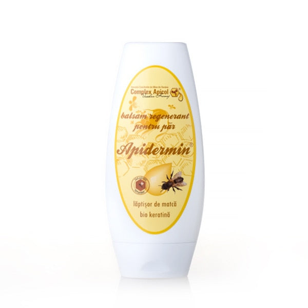 Balsam de păr Complex Apicol Apidermin, cu lăptișor de matcă și bio keratină, 200 ml