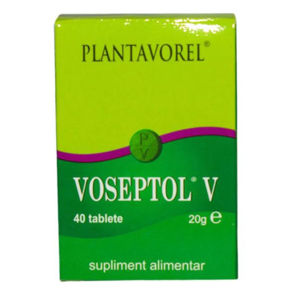 Supliment alimentar PlantaVorel Voseptol V, 40 comprimate