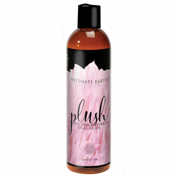 Lubrifiant anal, Intimate Earth Plush, baza silicon și apă, 240 ml