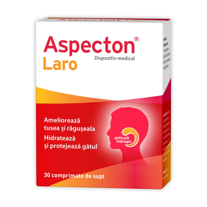 Dispozitiv medical Natur Produkt Zdrovit Aspecton Laro, comprimate de supt, 30 comprimate