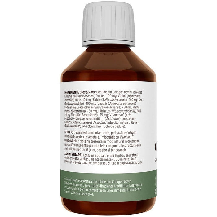 Supliment alimentar Faunus Plant Colagenus, colagen hidrolizat, 250 ml