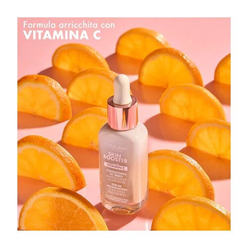 Fond de ten, Deborah Milano, Skin Booster Serum SPF 15, Medium Beige, 30 ml