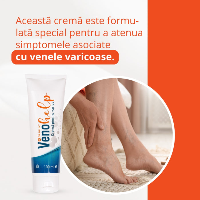 Cremă pentru picioare Dr. Balint Venohelp, 100 ml