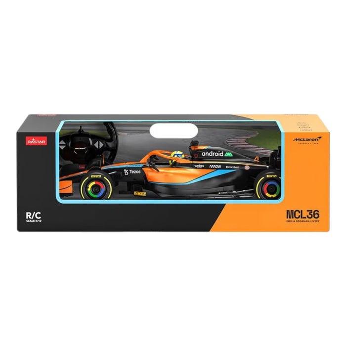 Mașinuță cu telecomandă Rastar McLaren F1 MCL36, scară 1:12