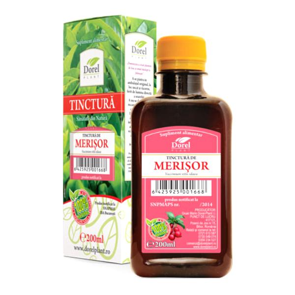 Tinctură de merișor Dorel Plant, 200 ml