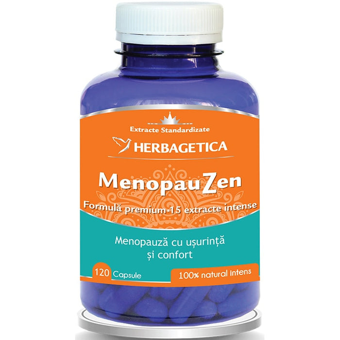 Supliment alimentar Herbagetica MenopauZen, 120 capsule