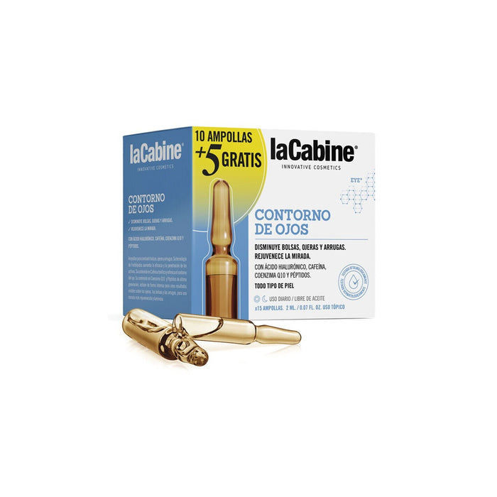 Fiole contur ochi, La Cabine, 15 x 2 ml, soluţie peptidică