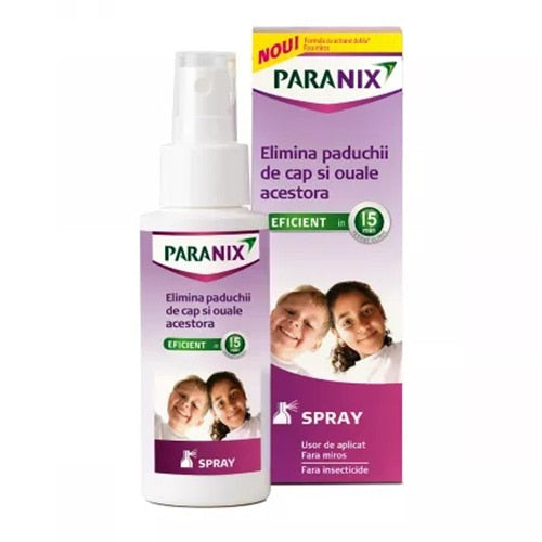 Spray antipăduchi Paranix Lice, fără insecticide, 100 ml