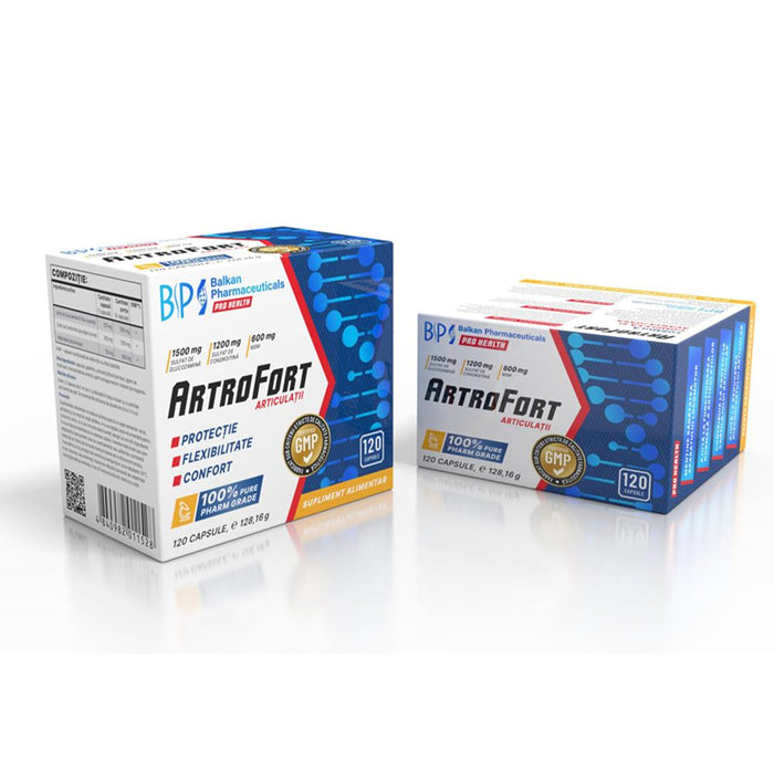 Supliment alimentar Balkan Pharmaceuticals ArtroFort pentru articulații, 120 capsule