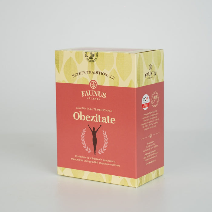 Ceai de plante Faunus Plant Rețete Tradiționale Obezitate, amestec din 14 plante, 180 g