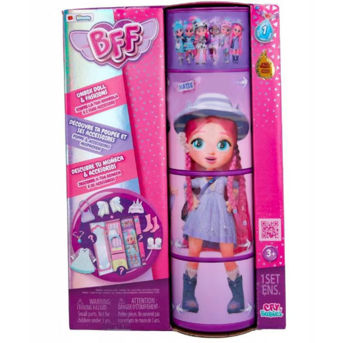 Păpușă IMC Cry Babies BFF, Katie, 3+ ani
