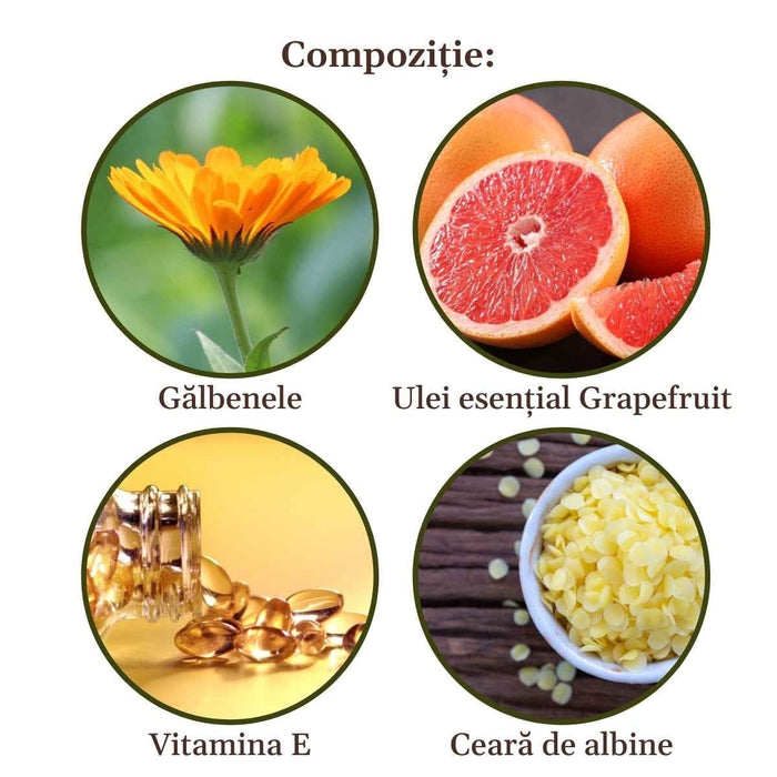 Balsam de buze Faunus Plant Grapefruit, 5 ml