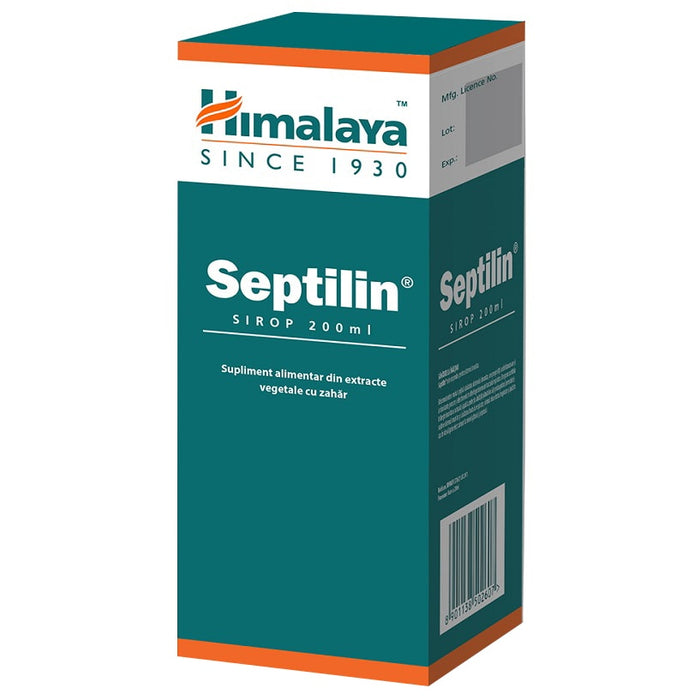 Supliment alimentar Himalaya Septilin, sirop din extracte vegetale, 200 ml