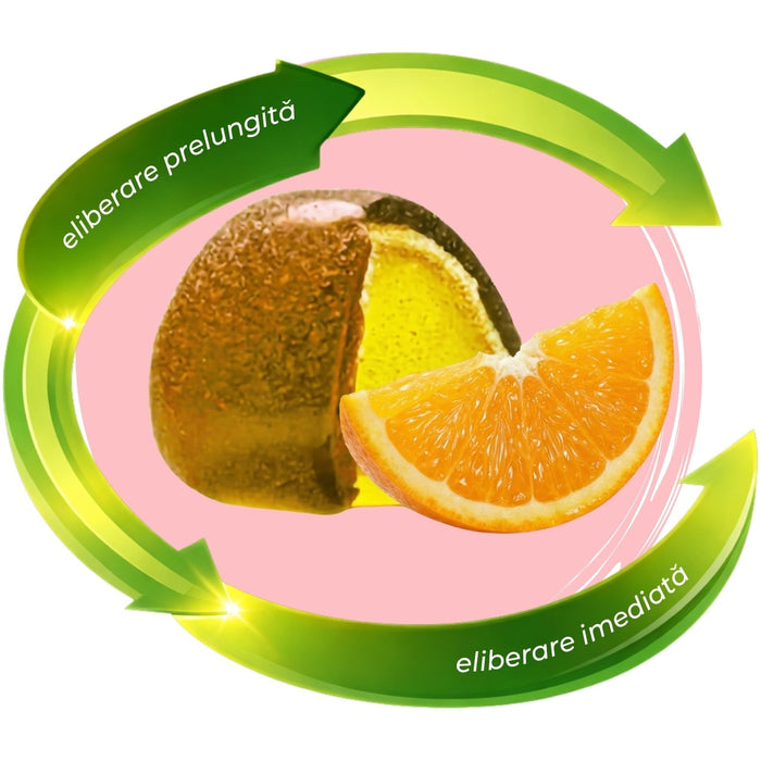 Supliment alimentar Vita Ora Omega + DHA Kids, cu aromă de portocale, 60 jeleuri