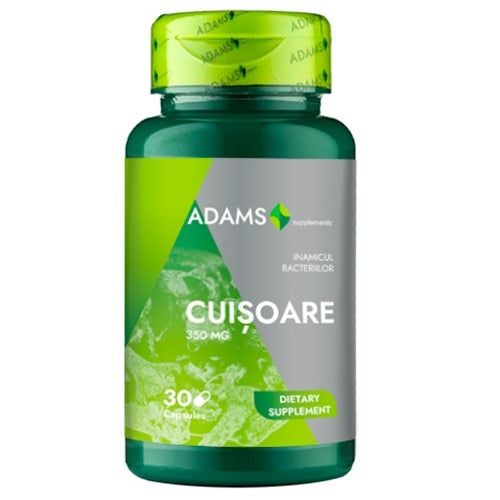 Supliment alimentar Adams Supplements Cuișoare 350 mg, 30 capsule vegetale