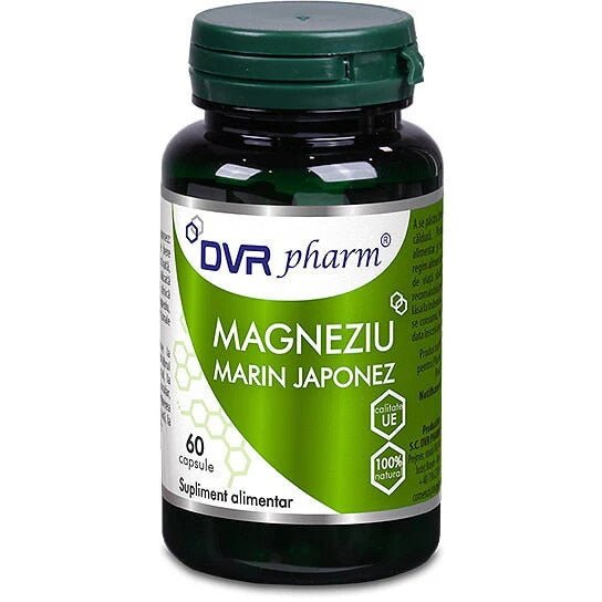 Supliment alimentar DVR Pharm Magneziu Marin Japonez, 60 capsule