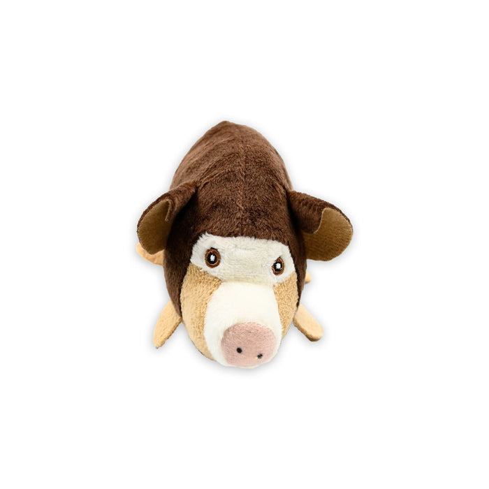 Jucărie de pluș JRB, mistreț, 12 cm, maro închis