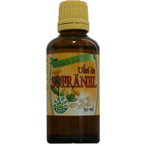 Ulei de șofrănel Herbavit, presat la rece, uz intern, 50 ml