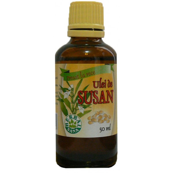 Ulei de susan Herbavit, presat la rece, pentru uz intern, 50 ml