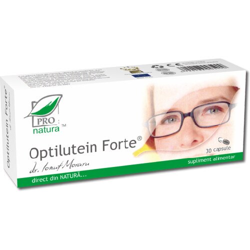 Supliment alimentar Pro-Natura Optilutein Forte, 30 capsule