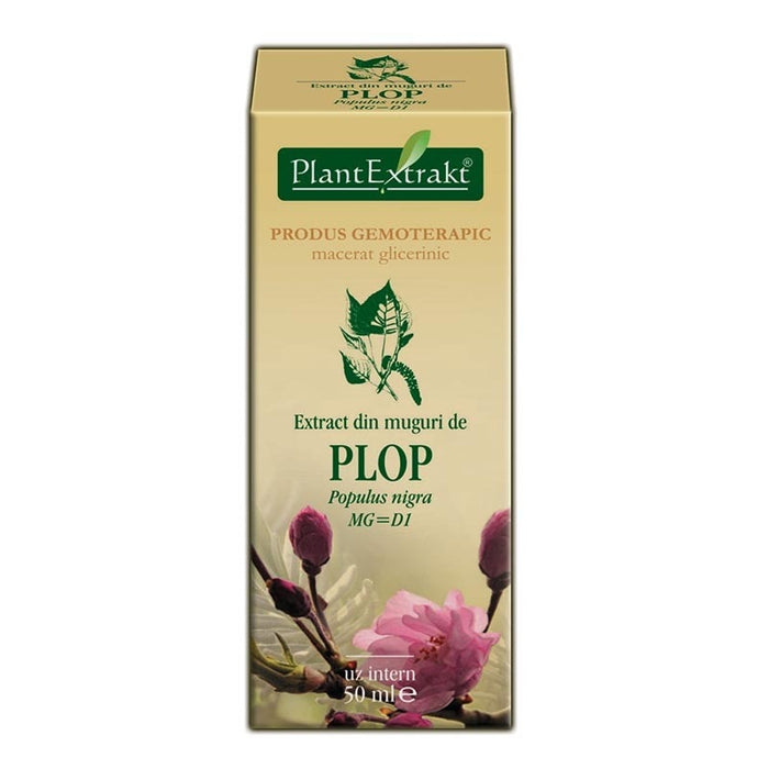 Extract din muguri de plop PlantExtrakt, macerat glicerinic, 50 ml