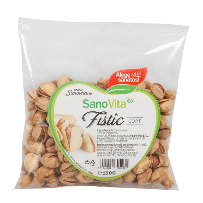 Fistic copt și sărat Sano Vita, 150 g
