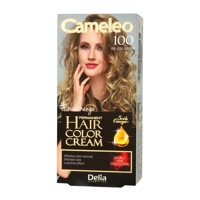 Vopsea de păr permanentă, Delia Cameleo Omega+, 100 Decolorare