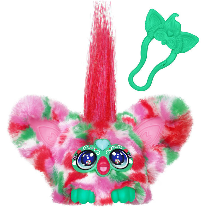 Jucărie de pluș interactivă Hasbro Furby Furblets Pep-Mint, peste 45 de sunete, 6+ ani