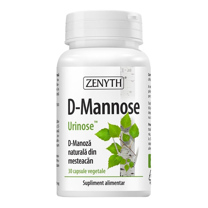 Supliment alimentar Zenyth Pharmaceuticals D-Mannose, 30 capsule vegetale