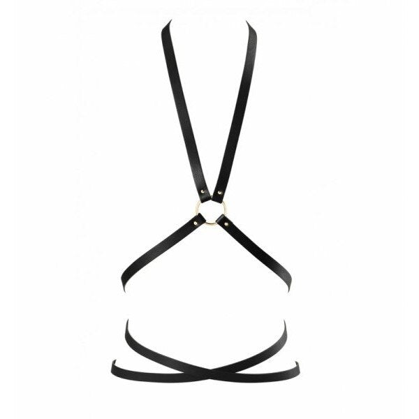 Ham BDSM, Bijoux Indiscrets, Negru, piele vegană