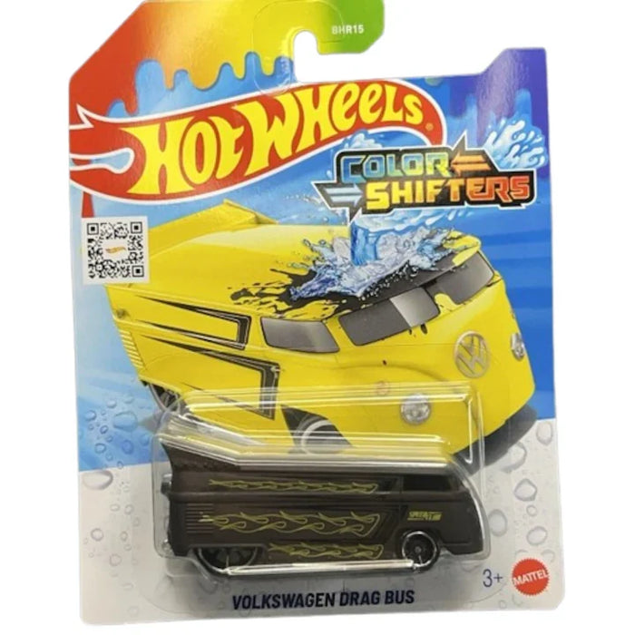 Mașinuță Mattel Hot Wheels Color Shifters, Volkswagen Drag Bus, 3+ ani