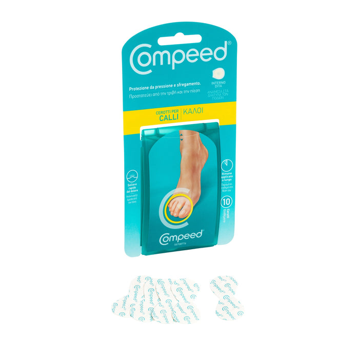 Plasturi pentru bătături profunde interdigitale Compeed, 10 bucăți