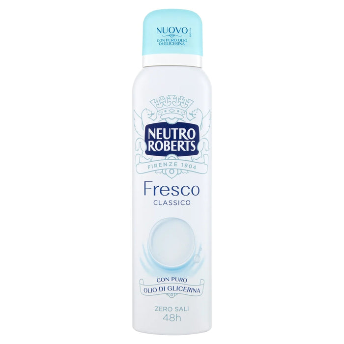 Deodorant Spray, Neutro Roberts Fresco Classico, 150 ml