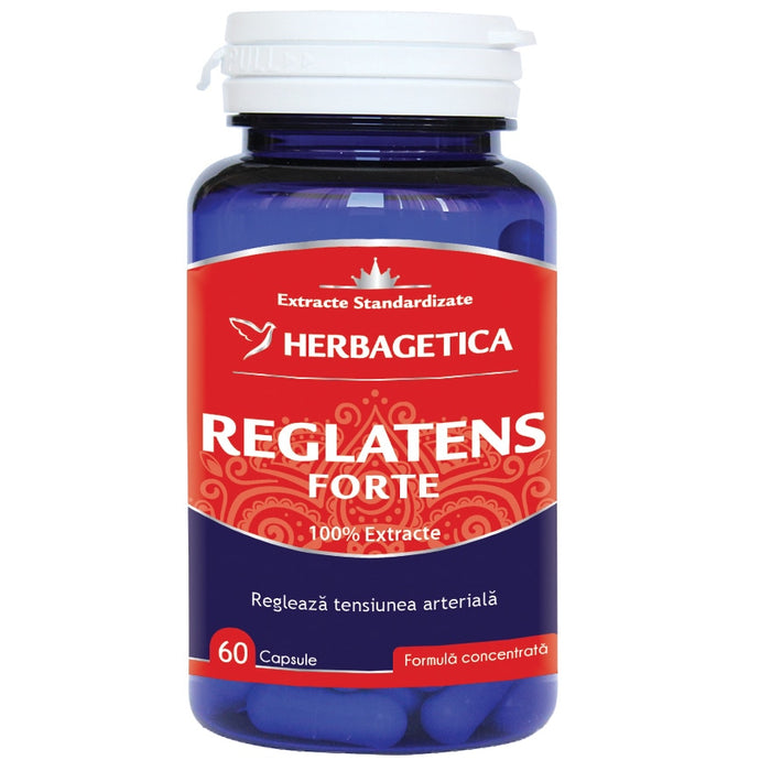 Supliment alimentar Herbagetica Reglatens Forte, 60 capsule