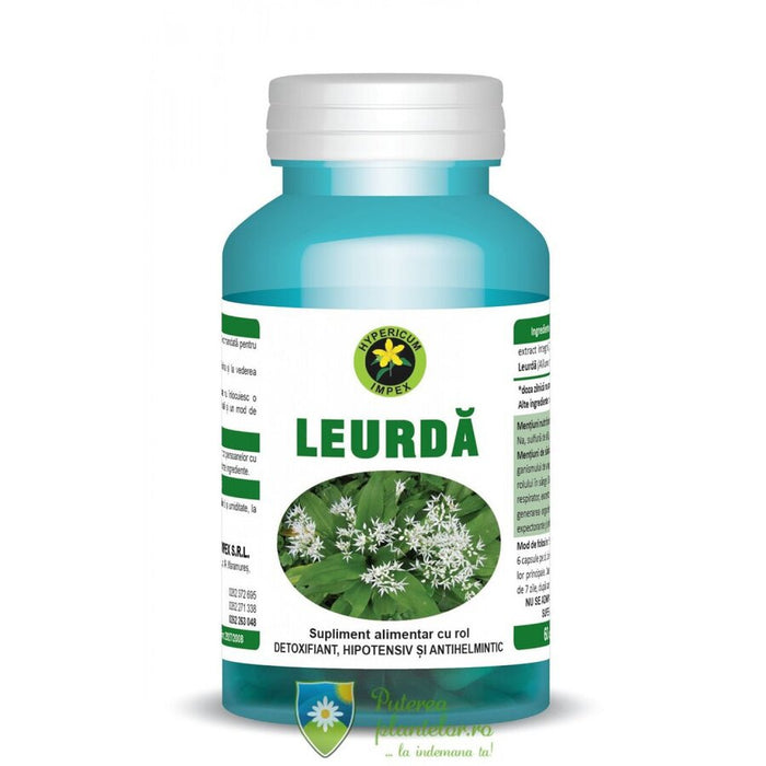 Supliment alimentar Hypericum Leurda, 60 capsule