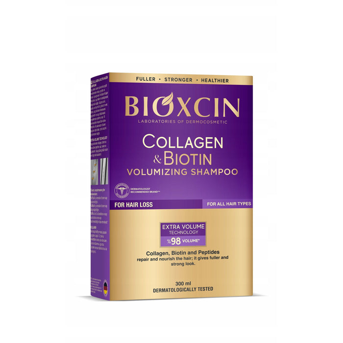 Șampon Bioxcin Colagen și biotină pentru volum, 300 ml