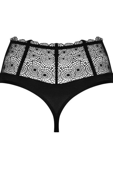 Chiloți Tanga Obsessive, Sharlotte, Negru, S-M