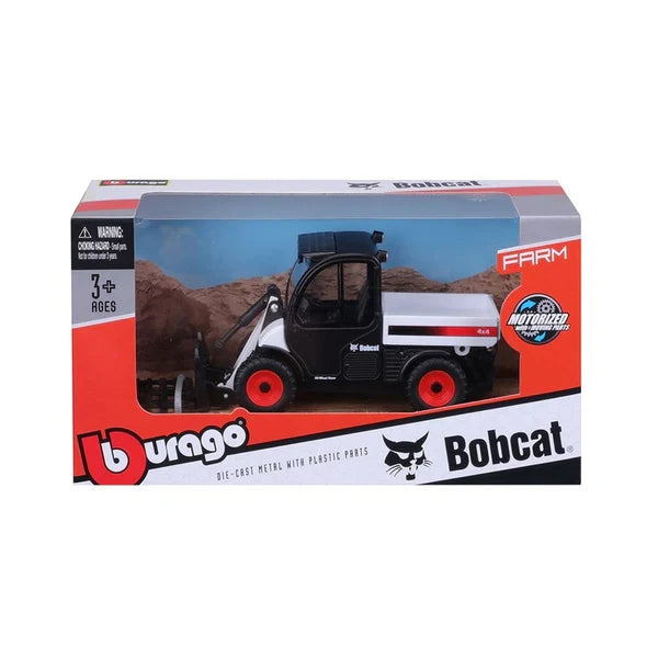 Machetă stivuitor Bburago Bobcat Toolcat 5600, scara 1:50, 3+ ani