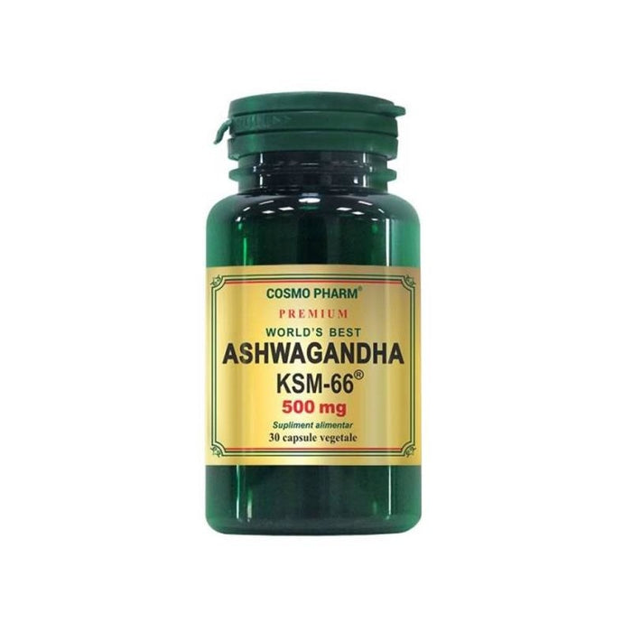 Supliment alimentar Cosmo Pharm Ashwagandha KSM-66, 500 mg, 30 capsule vegetale